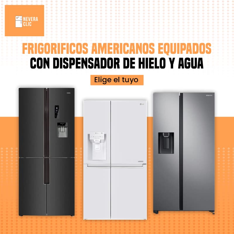 nevera americana con dispensador de agua, frigorifico con dispensador de agua